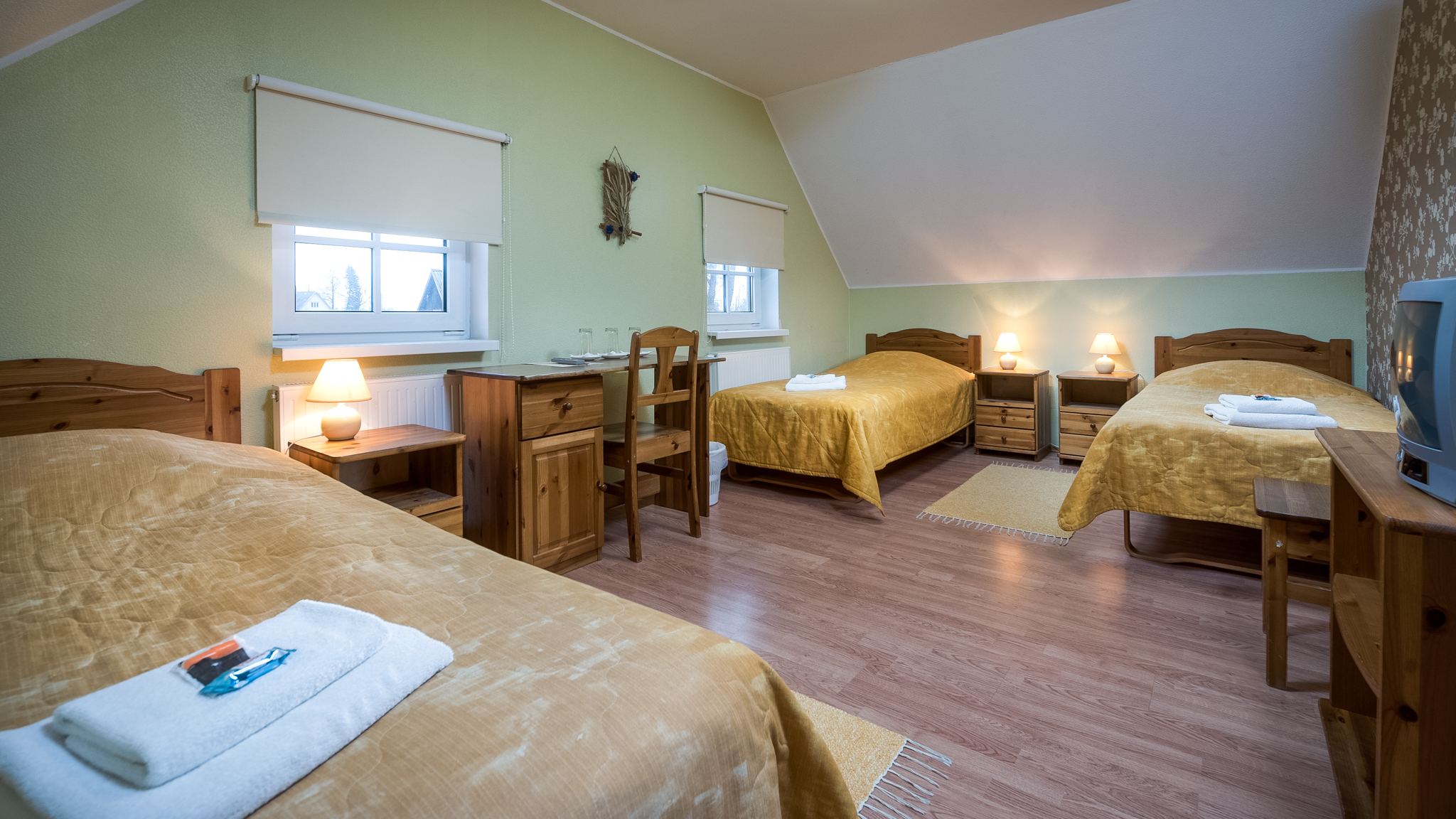 TRIPLE ROOM THREE SINGLE BEDS (start from 35€/night)